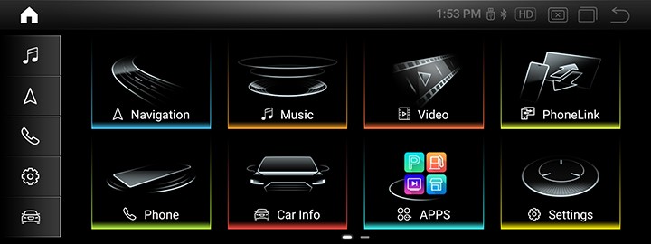 Home screen forAudi