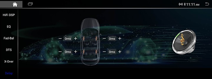 Sound delays Land Rover