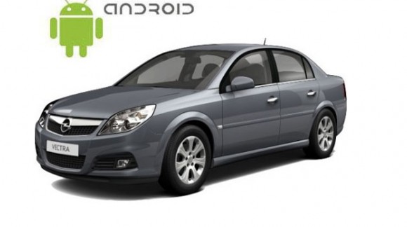 Пример установленной Android магнитолы SMARTY Trend в Opel Vectra C.