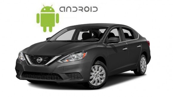 Пример установленной Android магнитолы SMARTY Trend в Nissan Sentra/Sylphy.
