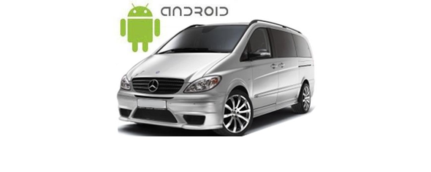 Пример установленной магнитолы SMARTY Trend на ОС Android 6.0 в Mercedes Vito.