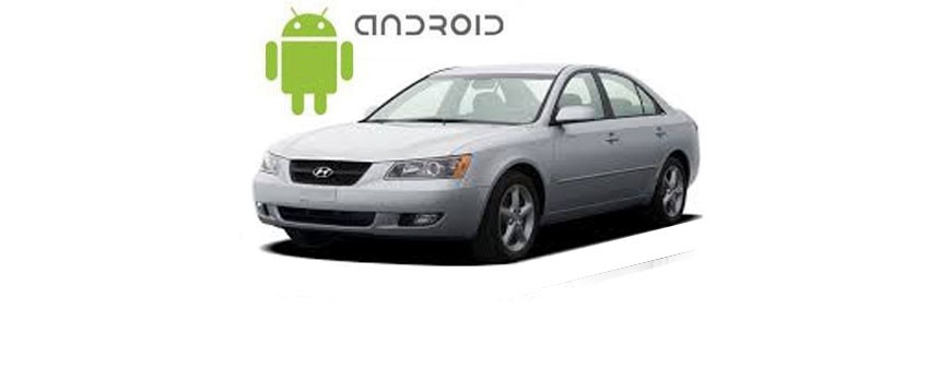 Пример установленной магнитолы SMARTY Trend на ОС Android в Hyundai Sonata.