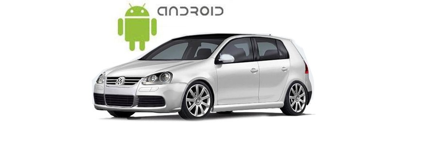 Пример установленной магнитолы SMARTY Trend на ОС Android 6 в Volkswagen Golf V.