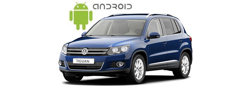 Пример установленной магнитолы SMARTY Trend на ОС Android 6.0.1 (Marshmallow) в автомобиле Volkswagen Tiguan.