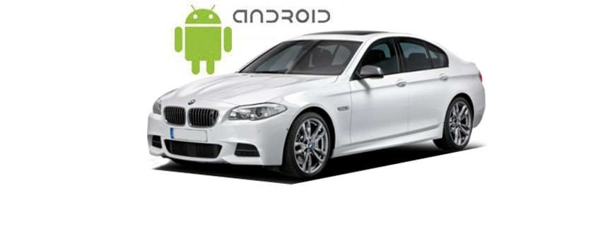 Пример установленной магнитолы SMARTY Trend на ОС Android, в автомобиле BMW 5 Series F10.