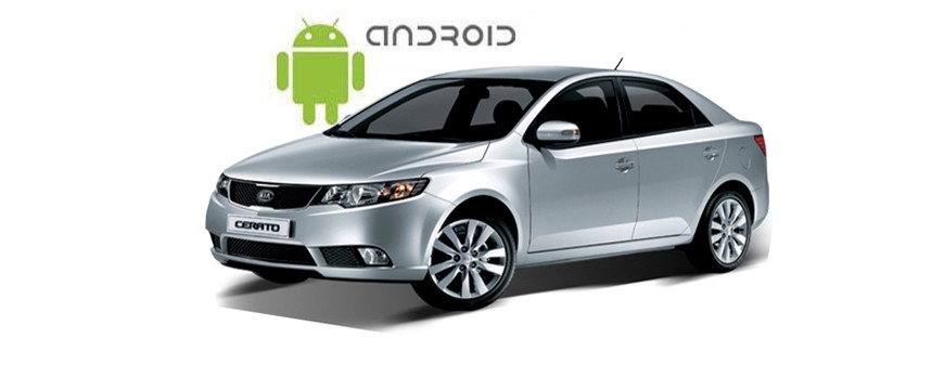 Пример установленной магнитолы SMARTY Trend на ОС Android в автомобиле KIA Cerato / Forte / K3. 
