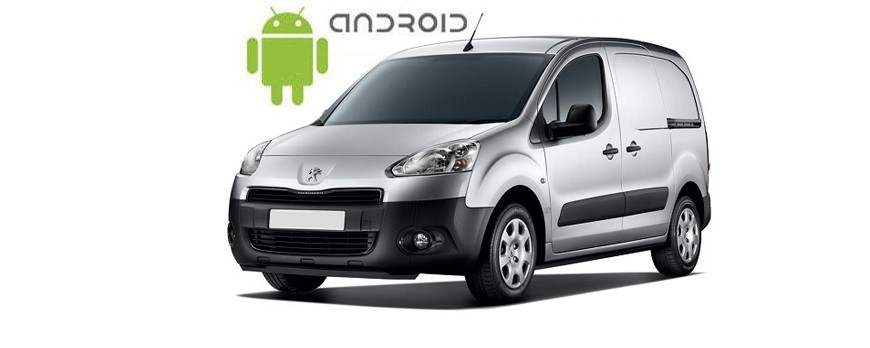 Пример установленной магнитолы SMARTY Trend на ОС Android в автомобиле Peugeot Partner.