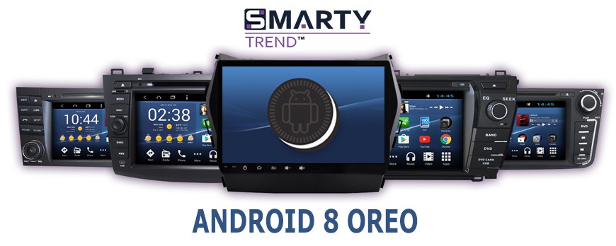 Новинка лета 2018 - Android 8.1 Oreo, на магнитолах SMARTY Trend.