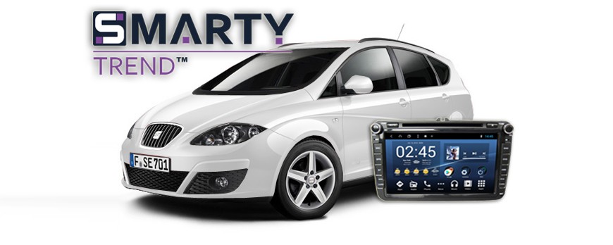 Пример установки головного устройства от компании SMARTY Trend в автомобиль Seat Altea.