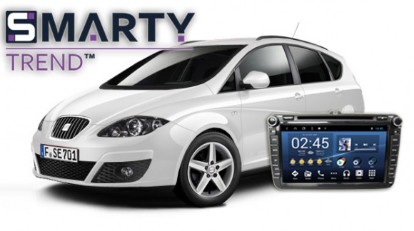 Пример установки головного устройства от компании SMARTY Trend в автомобиль Seat Altea.